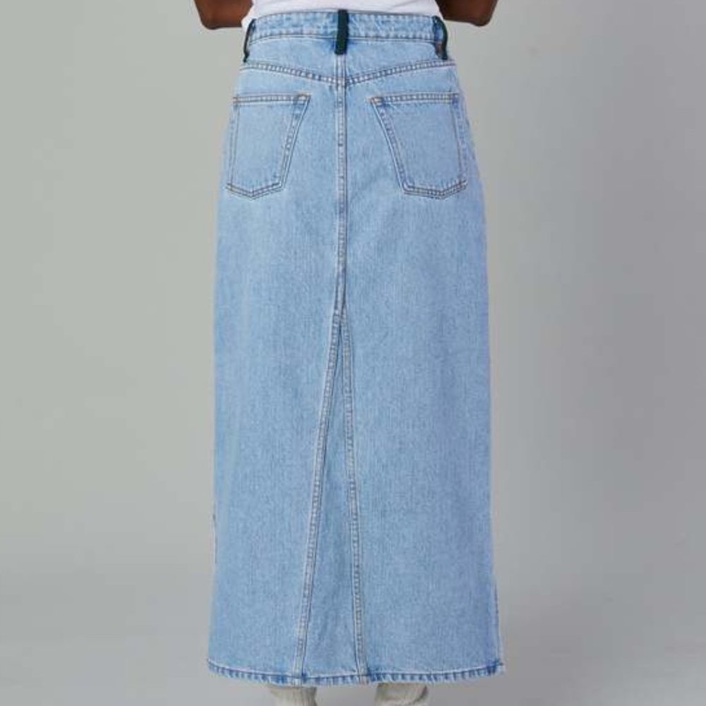 Still Here New York Women's Pine Panama Jean Skirt - FCM24 - Picture 4 of 4